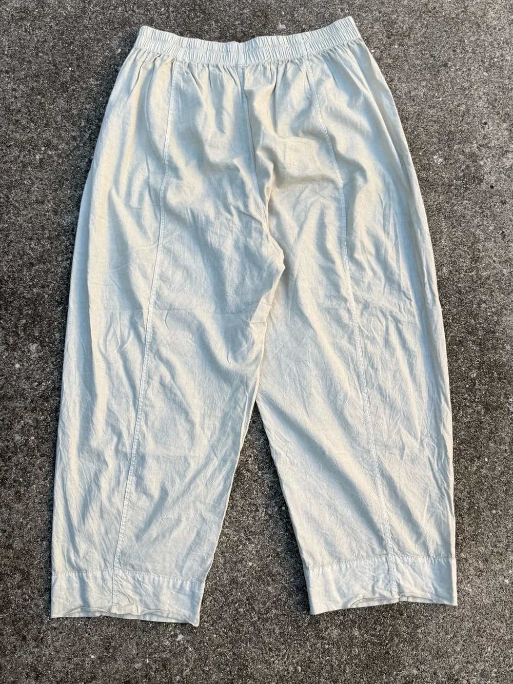 Free People Cotton Pants Light Pastel Green Size L Comfy Travel